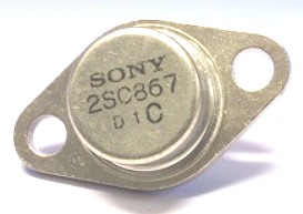 2SC867　　SONY　400V/1A/23W　外形:TO66