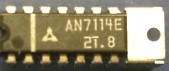 AN7114-E　　1W Audio Power Amplifier DIP-tab14