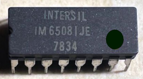 IM65081JE 　 Intersil  6508 1024 X 1スタティックRAM