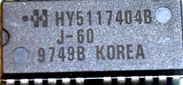HY5117404BJ60  16Mbit 基板より外し品
