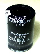 200V  680uF