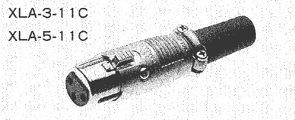 XLA-3-11C　6.3mm2極プラグー