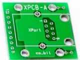 LANTRONIX   XPCB  Xportのケ-ス取り付けやユニバ-サル基板への実装を容易にします　Xport信号pinは2.54mm格子上に配置しています