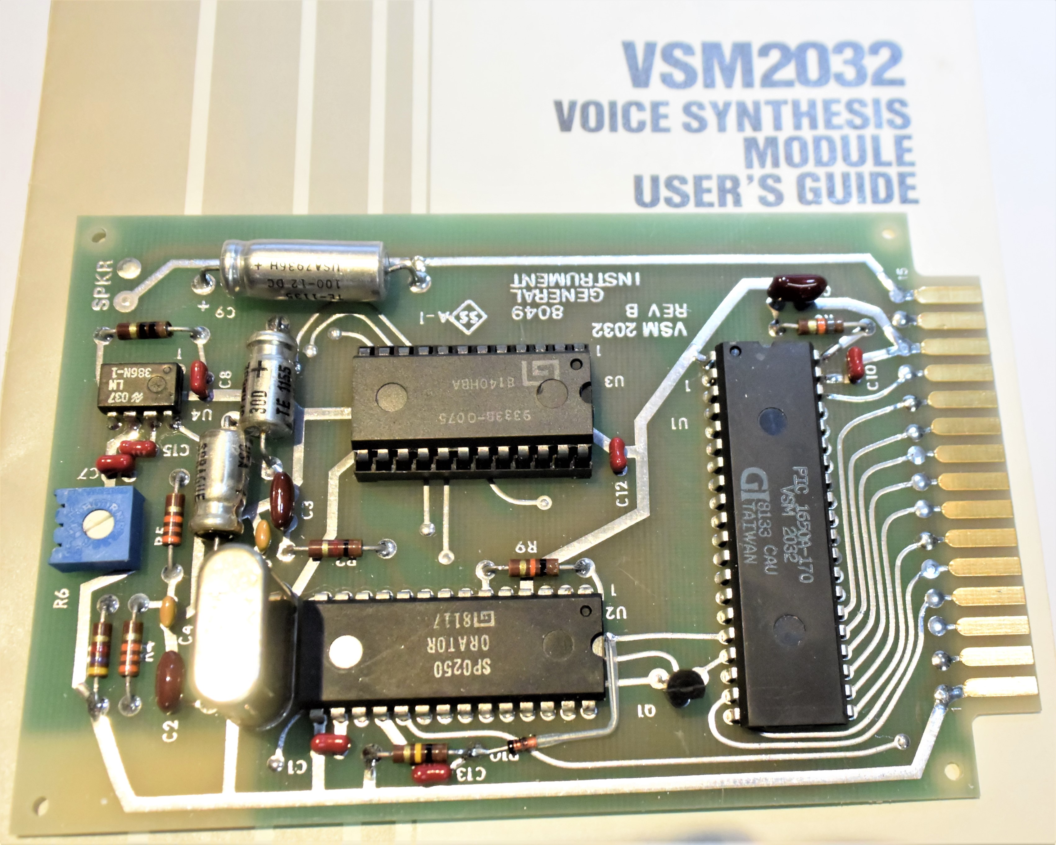 VSM2032　VOICSN SYNTHESIS MODULE USERS GUIDE