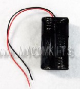MSC101　単三乾電池4本用ケーブル付き電池ボックス