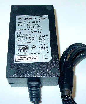 AC-adapter  A2-29D01V      IN:AC100V-240V    OUT:DC5V/1.5A  12V/1.8A