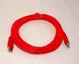 USBケ-ブルA/B　赤色　　3m　　　10本